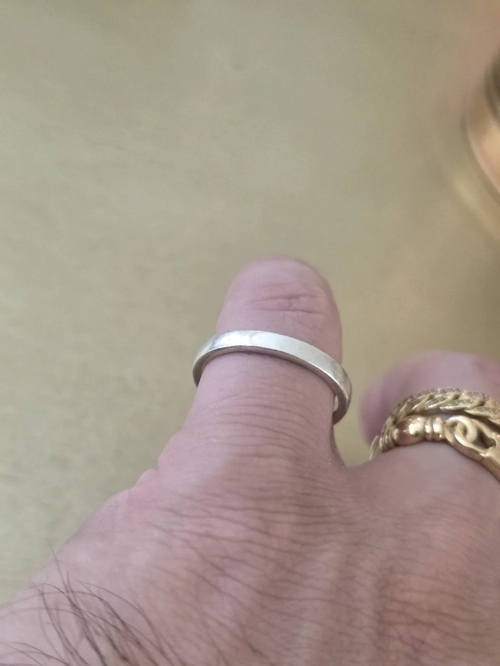 Simple Silver Band Ring - Minimalist Stackable